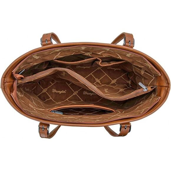 West Wrangler Purse Sunflower Print Tote Bag Western Floral Shoulder Bag - Picture 4 of 5